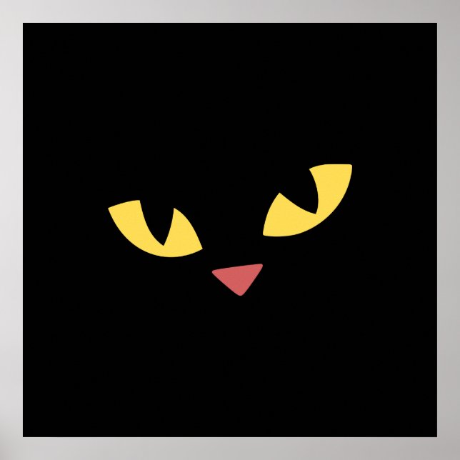 Affiche Gaze de chat (Devant)