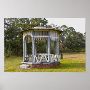 Affiche Gazebo dans le cimetière Saint-Joseph, Floride