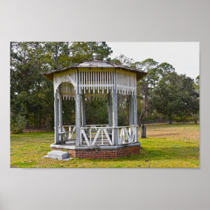 Affiche Gazebo dans le cimetière Saint-Joseph, Floride