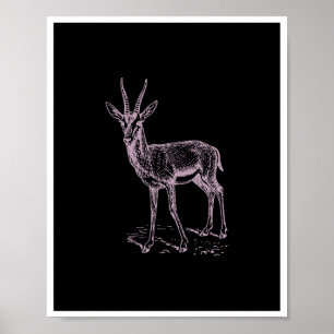 Affiche Gazelle Deer