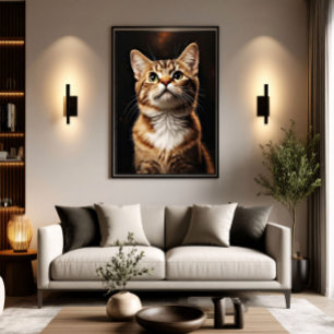 Affiche Gazon Feline