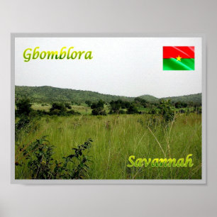 Affiche Gbomblora - Savannah -