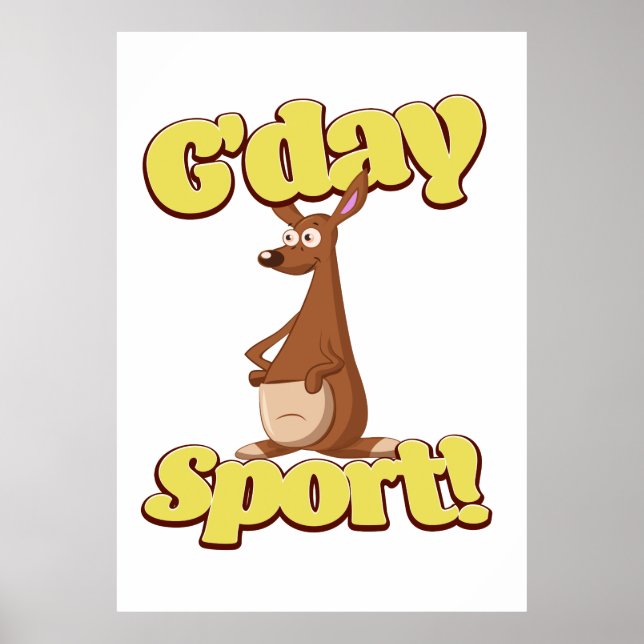 Affiche G'day Sport (Devant)