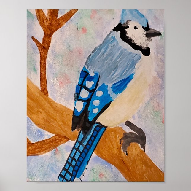 Affiche Geai bleu  (Devant)