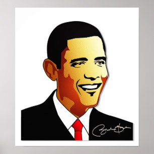 Affiche géante d'Obama