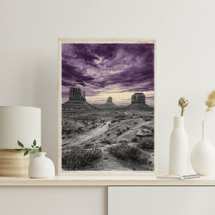 Affiche Géants du désert – Monument Valley Vintage