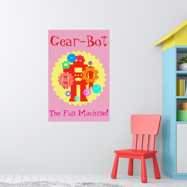 Affiche Gear Robot (Pépinière 1)