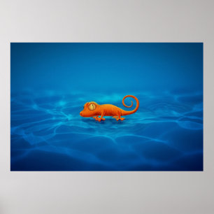 Affiche Gecko