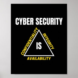 Affiche Géek de la cybersécurité et d'Internet