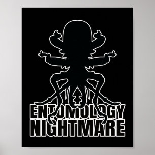 Affiche Geek de l'Entomologie du scarabée de stade