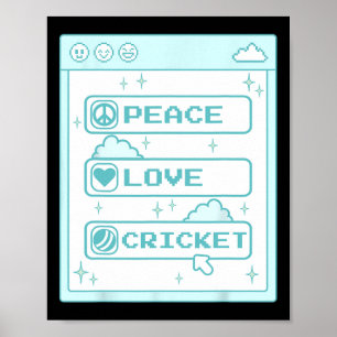 Affiche Géek Informatique Pc Nerd Paix Amour Amateur De Cr