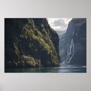Affiche Geiranger Fjord Norvège