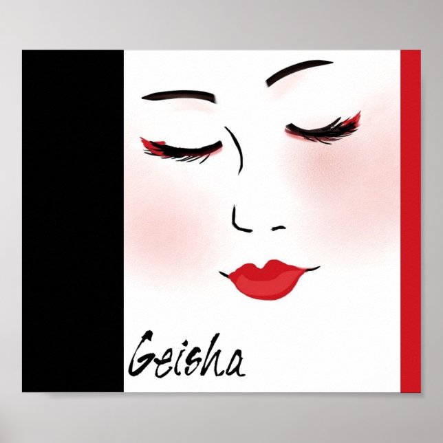 Affiche Geisha (Devant)