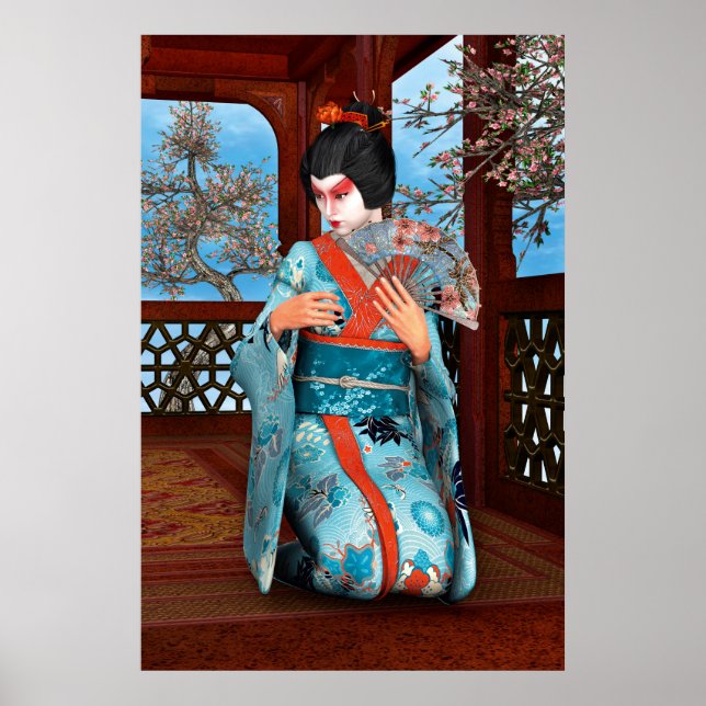 Affiche Geisha (Devant)
