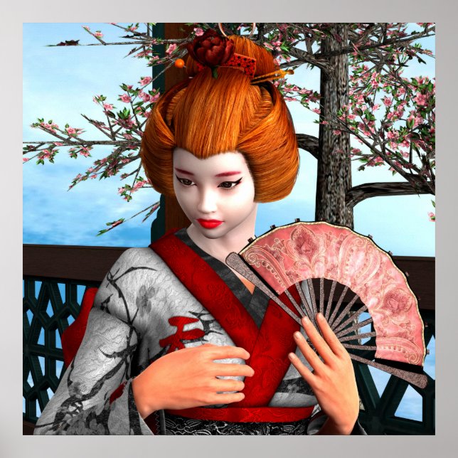 Affiche Geisha (Devant)
