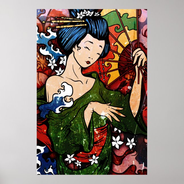 Affiche Geisha (Devant)