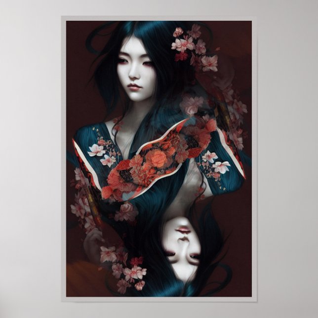 Affiche Geisha in Kimono I (Devant)