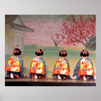 Affiche Geisha Row
