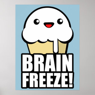 Affiche Gel du cerveau