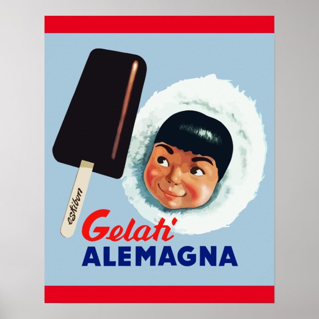 AFFICHE GELATI ALEMAGNA (Devant)