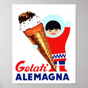 AFFICHE GELATI ALEMAGNA 2