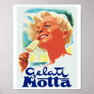 AFFICHE GELATI MOTTA