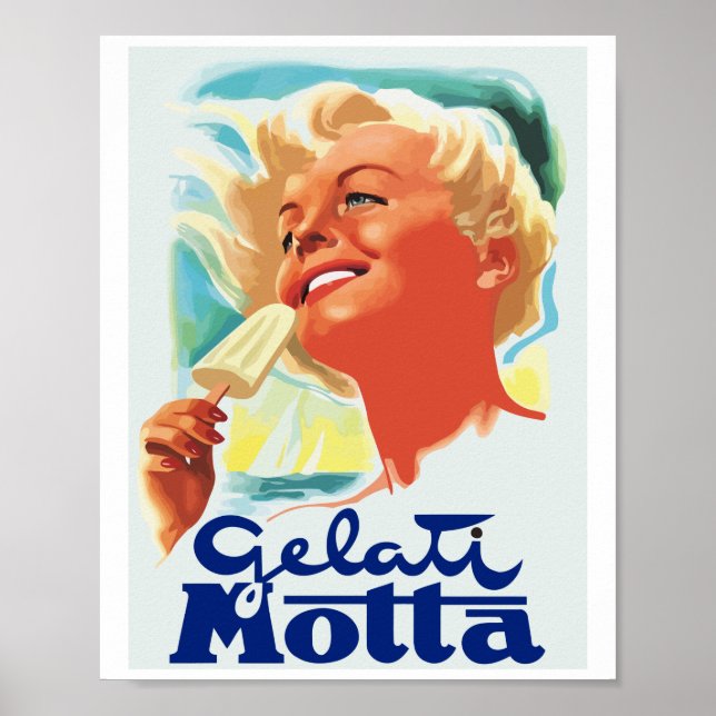 AFFICHE GELATI MOTTA (Devant)