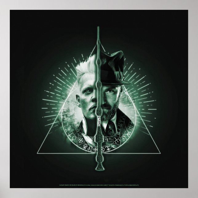 Affiche GELLERT GRINDELWALD™ contre Dumbledore (Devant)