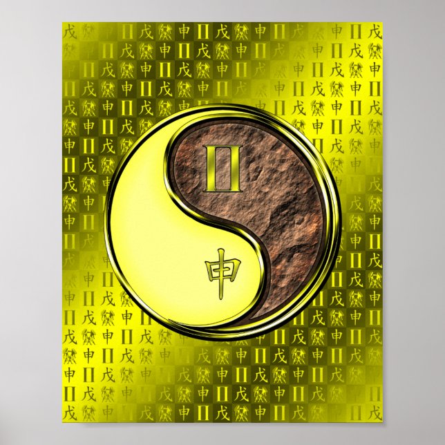 Affiche Gemini et singe de la Terre (Devant)