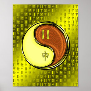 Affiche Gemini et Singe des bois