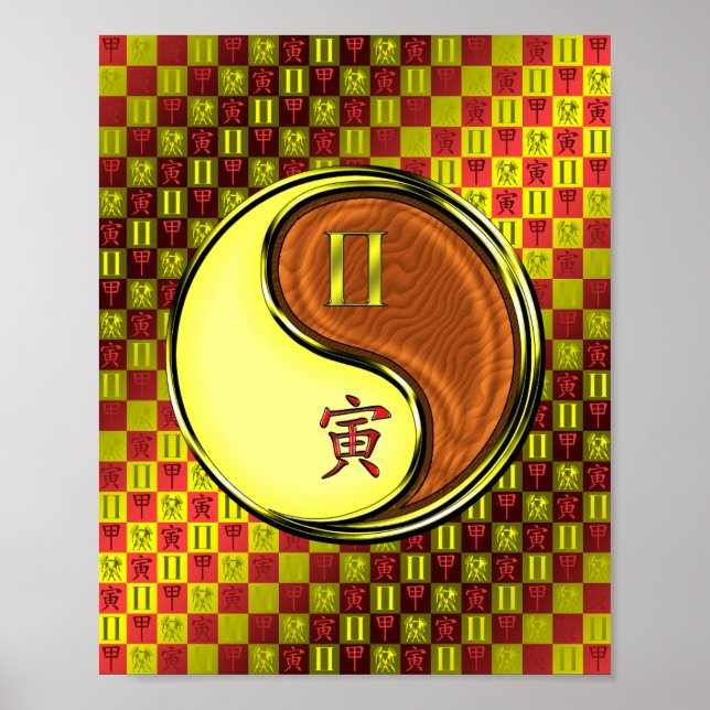 Affiche Gemini et Tigre de Bois (Devant)