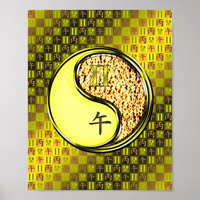 Affiche Gemini & Fire Horse (Devant)