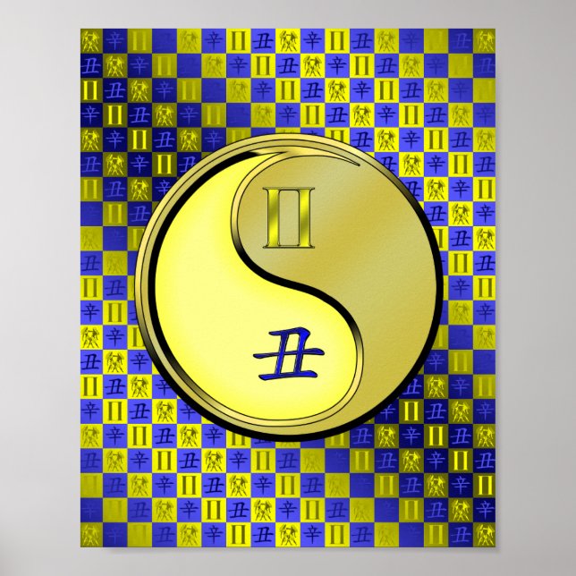 Affiche Gemini & Ox métallique (Devant)