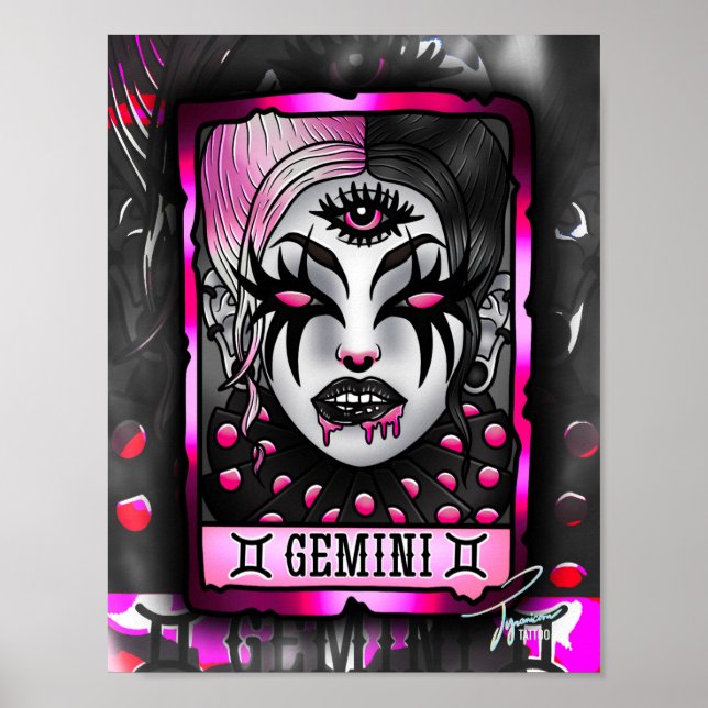 Affiche Gemini Tarot (Devant)