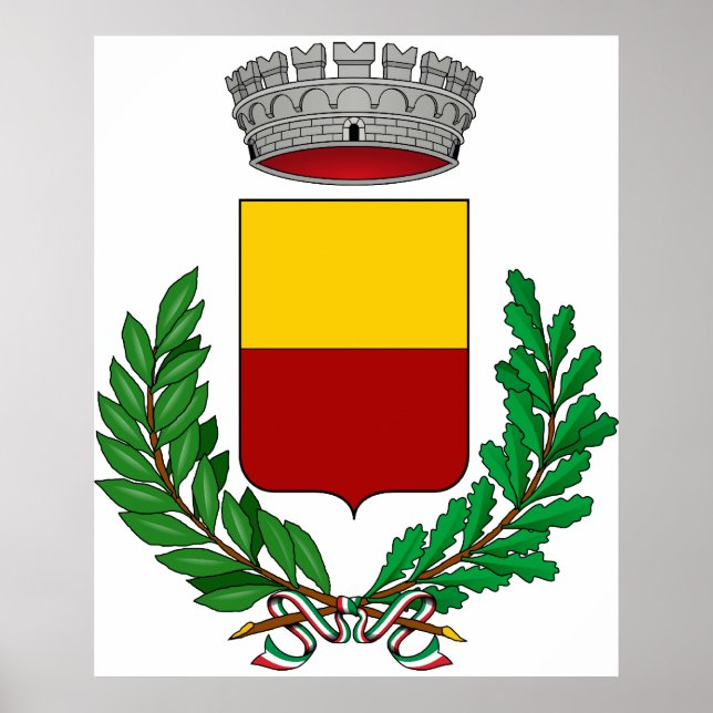 Affiche Gemona del Friuli Stemma, Italie (Devant)