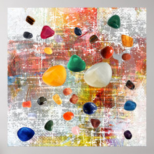 Affiche Gemstone de guérison cristalline 2