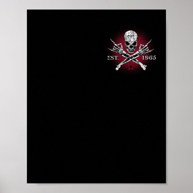 Affiche Gen X 1965 La Mauvaise Génération Skull Skeleton (Devant)