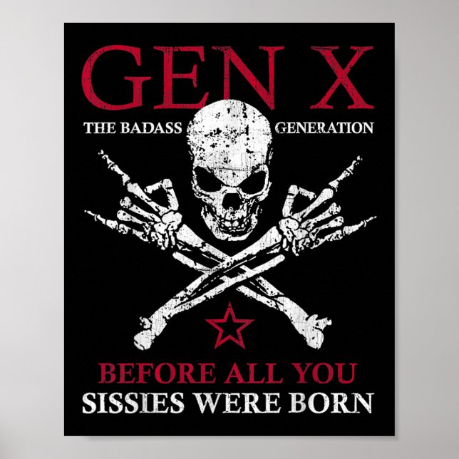 Affiche Gen X La Mauvaise Génération Avant Tout Ce Que Vou (Devant)