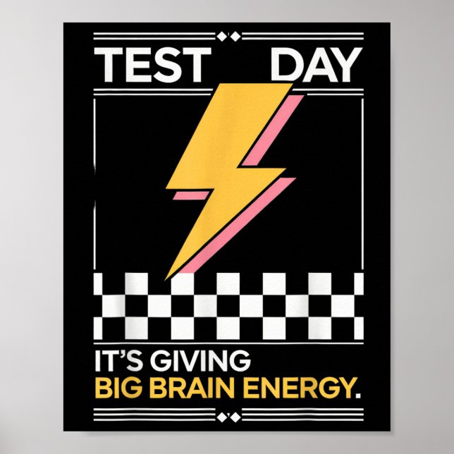 Affiche Gen Z Bruh Test Jour Enseignants Son Donner Big Br (Devant)