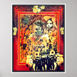 Affiche Généalogique d'arbre de Honorer lundi