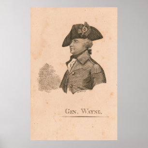 Affiche Général Mad Anthony Wayne