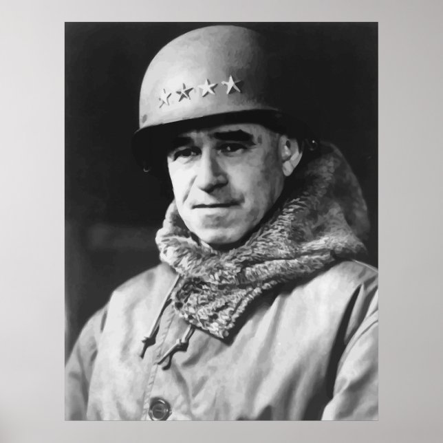 Affiche Général Omar Bradley (Devant)