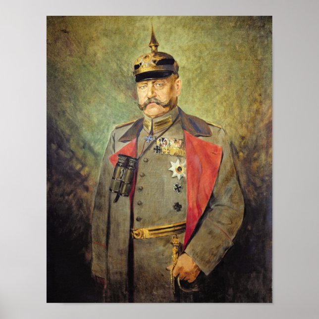 Affiche Général Paul von Hindenburg, vers 1916 (Devant)
