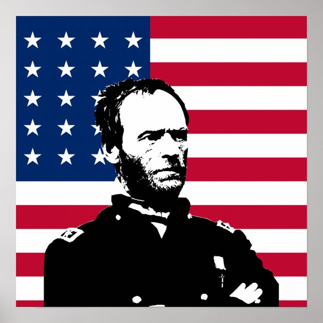 Affiche Général Sherman (Devant)
