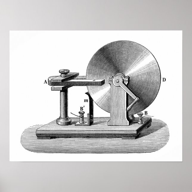 Affiche Générateur de disque Faraday (Devant)