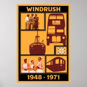 Affiche Génération Windrush Histoire britannique
