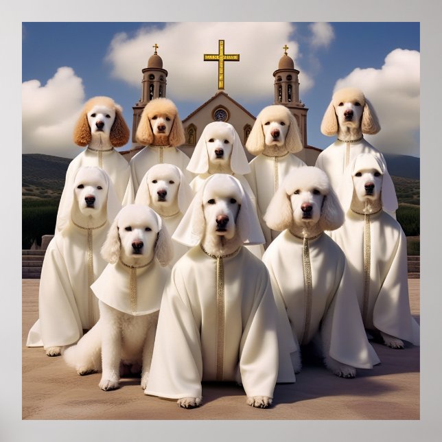 Affiche (généré par ai) les canicules sont membres (Devant)