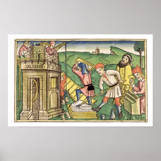 Affiche Genesis 11 1-9 Building La Tour de Babel (Devant)