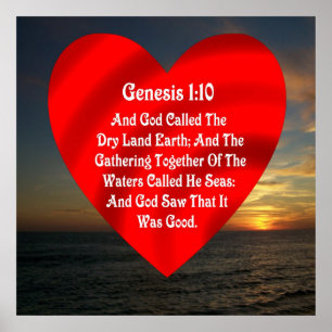Affiche Genesis 1 10 Seas —POSTER IMPRIMER