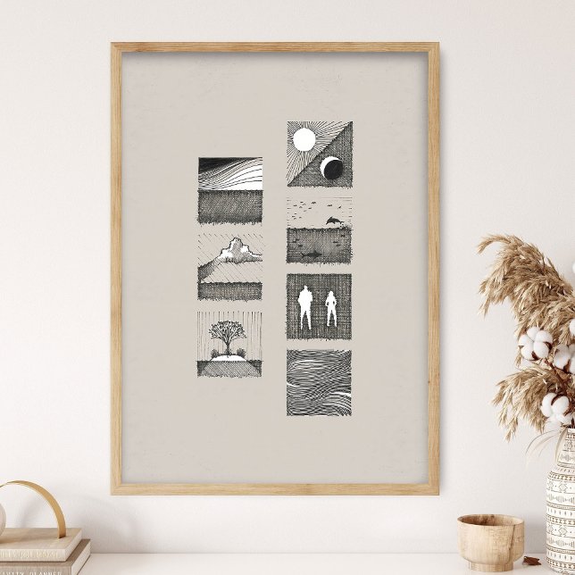 Affiche Genesis Art, Days of Creation, In the beginning,  (Créateur téléchargé)